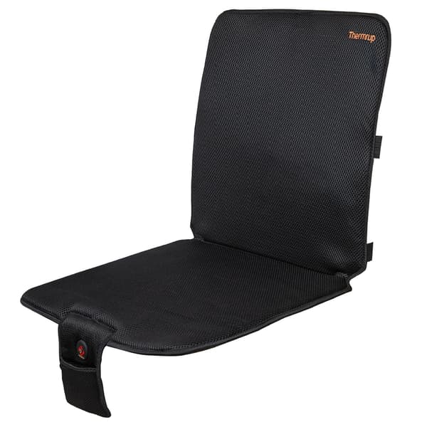 Mobil opvarmet siddeunderlag 40×80 cm – batteri- og netdrift