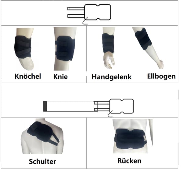 Far Infrared multifunktionell värmepad USB – 14×23 cm