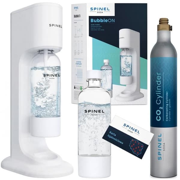 Spinel Soda BubbleON vit - kolsyrat vatten