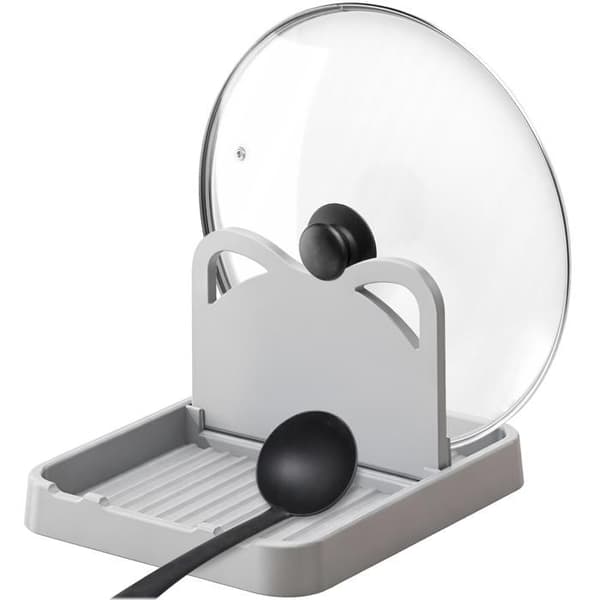 Skedställ och grått lock - kök