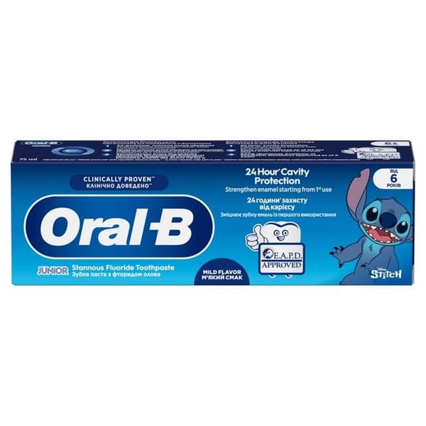 Oral-B Junior Stitch tandkräm 75 ml - barn