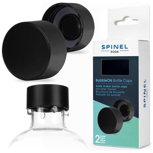 Flaskproppar - Spinel Soda - 2-pack - Svart - Hemaccessoarer
