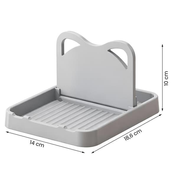 Skedställ och grått lock - kök