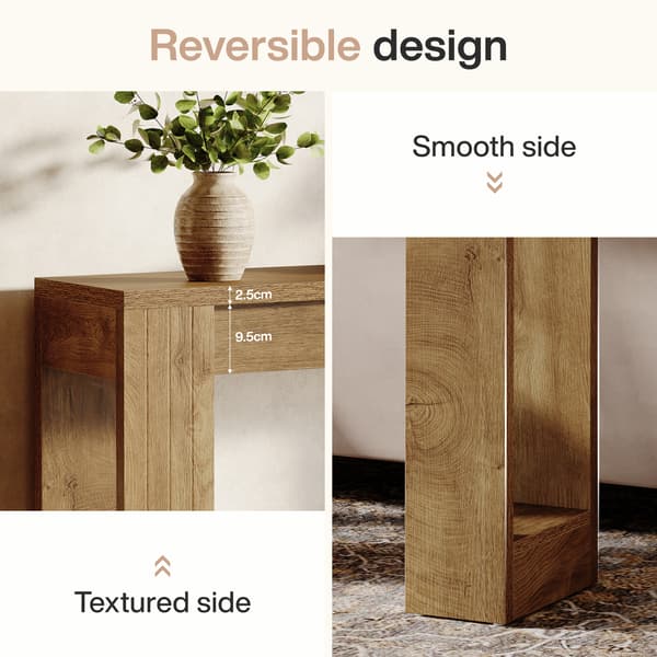 Tribesigns Konsolbord, 105×30×80 cm, Brunt