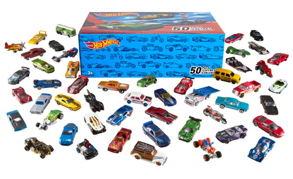 Hot Wheels 50-bilsförpackning