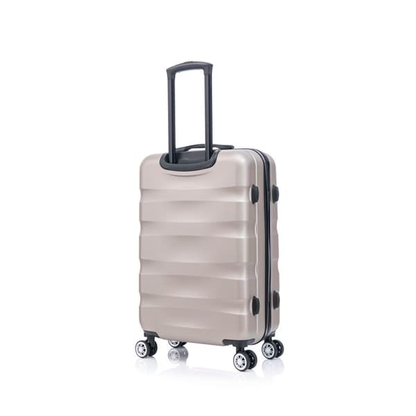 Medium suitcase 20kg 65cm | CELIMS AeroWave suitcase | ABS | Lock | Champagne
