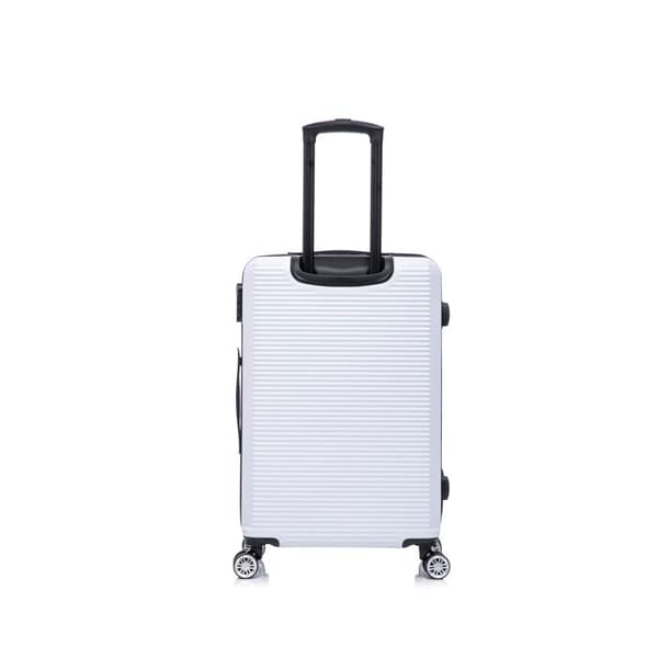 Mellanväska 20kg 65cm | CELIMS Weekend-väska | ABS | Lås | Vit