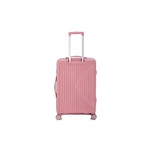 Medium suitcase 65cm in unbreakable polypropylene | CELIMS SkyCruiser suitcase | TSA lock | 8 wheels 360 | Pink