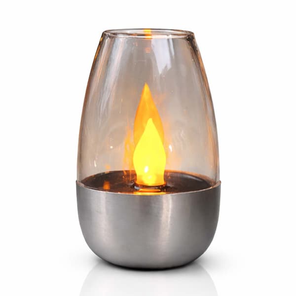 Solcelle LED-lyster lysestake for utendørsbruk