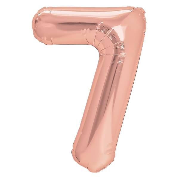 Folieballon Tal 7 Roséguld 70 cm