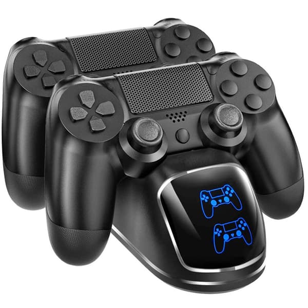 Dobbelt ladestasjon for PS4-kontroller