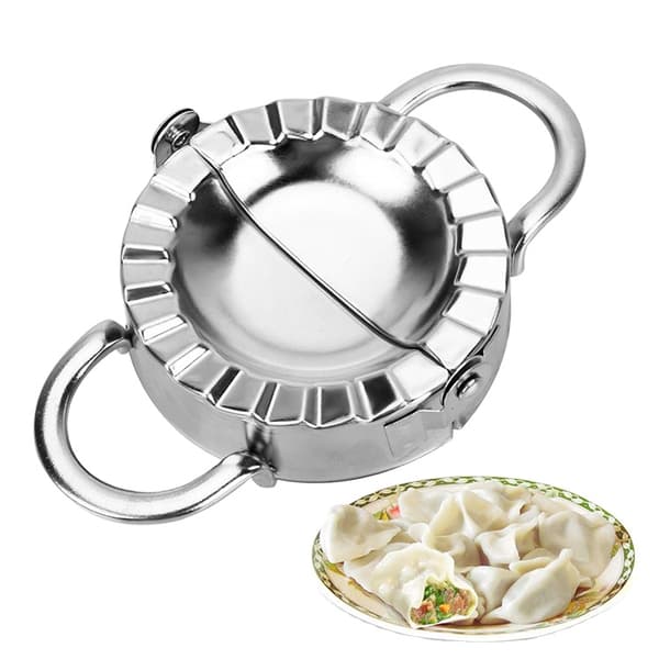 Stor dumplingform i rustfrit stål 9,5 cm – dumplings og pieroger