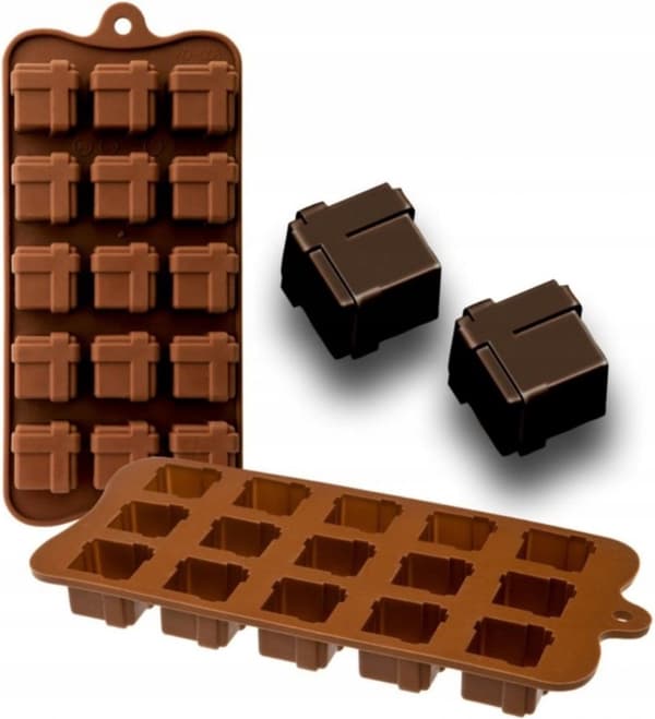 Silikon Sjokolade- og Pralinform 15 Biter