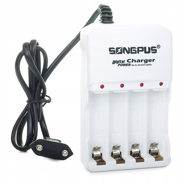Batterilader for AA & AAA – Lader for oppladbare batterier