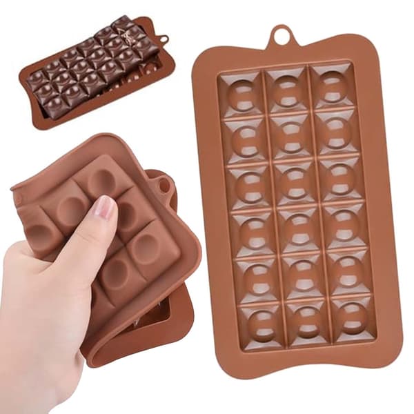 Silikone bageform chokoladekage, Dubai-chokolade
