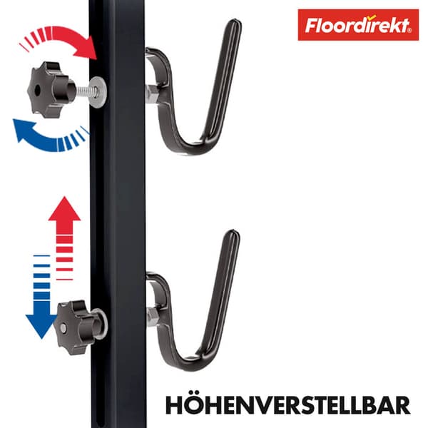 Cykelparkeringsstativ | Leon | Holdbart og justerbart stativ til baggaffel | Alsidig brug