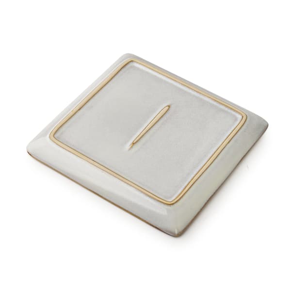 Keramiktallrik Basic Nature 18x18 cm Natur 1 st