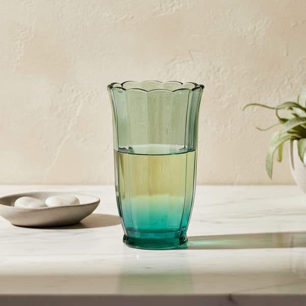 Glas Vini Vini 8,5x8,5x15 cm grön 1pc