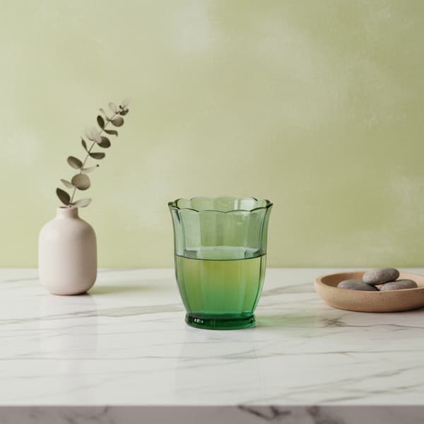 Glas Vini 9,5x6x10 cm grøn 1pc