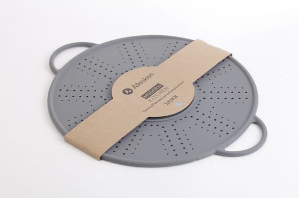 silikone stænklåg Modern Kitchen 34,3x28 grå 1pc