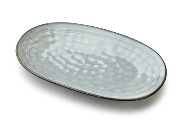 Keramisk serveringsfad Basic Nature 31,5x18 cm natur 1 stk