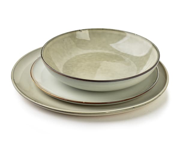 Keramisk Tallrik Basic Nature 25,5 cm Beige 1pc