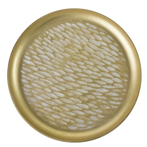 MDF Dekorationsfad Mondex DAZ 35x35x21 guld 1 stk