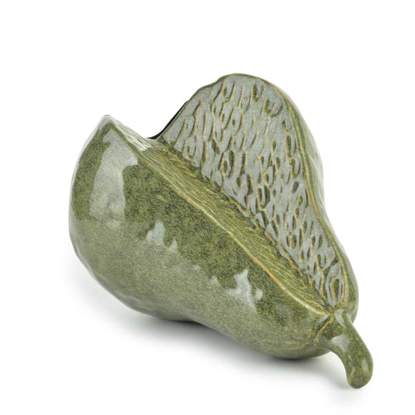 Keramikfigur Saggio Pear 12x11x17 cm Vit 1pc
