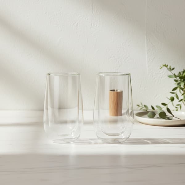 Borosilikatglas Mondex Peter 400ml Klar 2-pack
