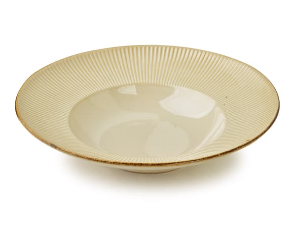 Keraaminen pastalautanen BASIC NATURE 30cm natural 1pc