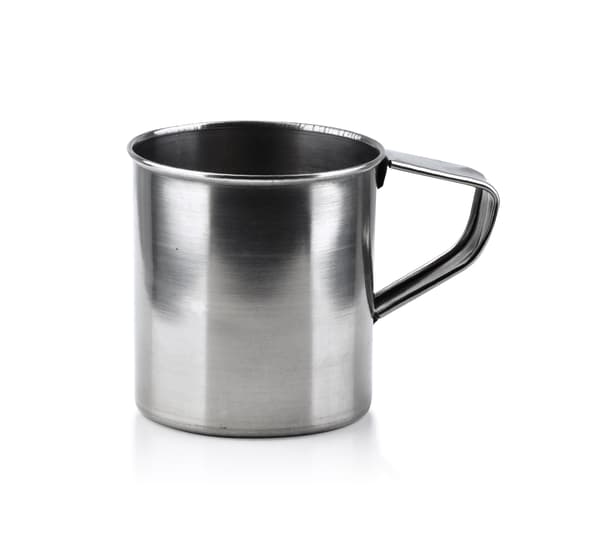 Ruostumaton teräs muki COOKINI Basic Kitchen 700 ml 10 cm hopea 1 kpl