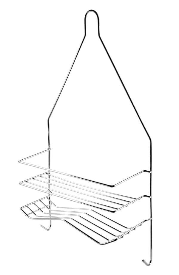 Metal Badeværelseshylde Carl Silver 25x9x45,5 cm Sølv 1 stk