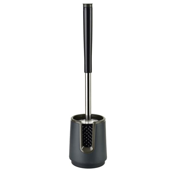Toilettbørste TPR Eda Silicone 10x41 cm Sort 1pc
