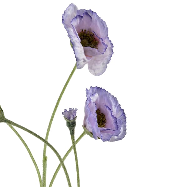 Konstblomma Viridis Vallmo 67cm röd 1pc