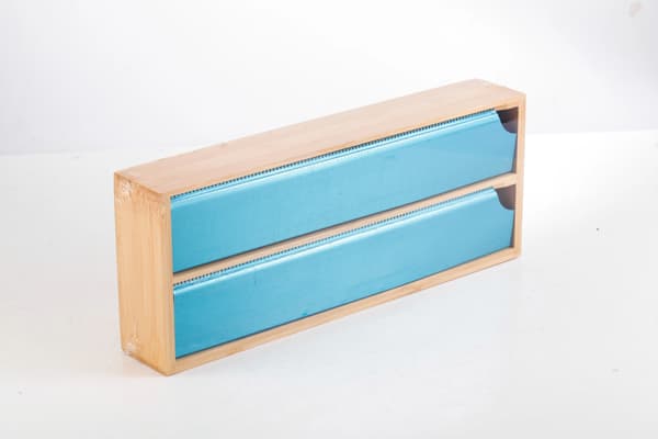 Bambu foliedispenser Modern Kitchen Dyspenser 33.2x13x5.5 natur 1pc