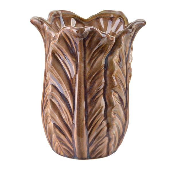 Keramisk Vas Lettu Löv 16x16x20 cm 1pc