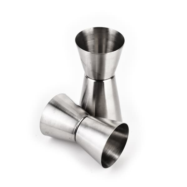 Barmåler i rustfrit stål BASIC KITCHEN 30 ml/60 ml Sølv 1 stk