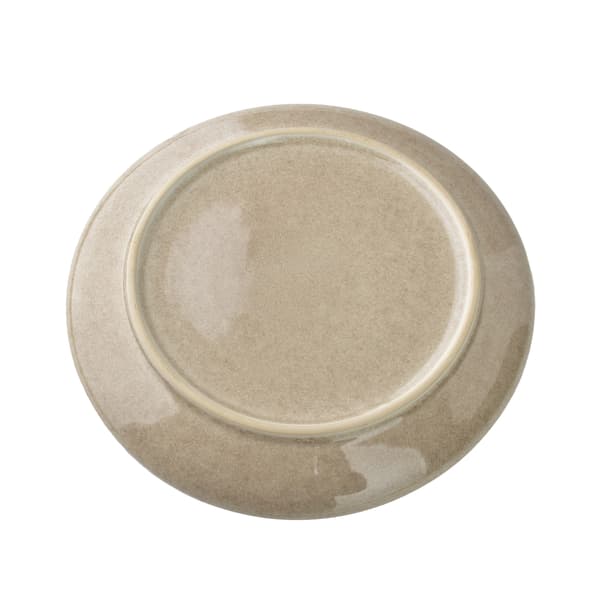 Porcelænstallerken Basic Nature 21x21x2,5 cm Beige 1 stk