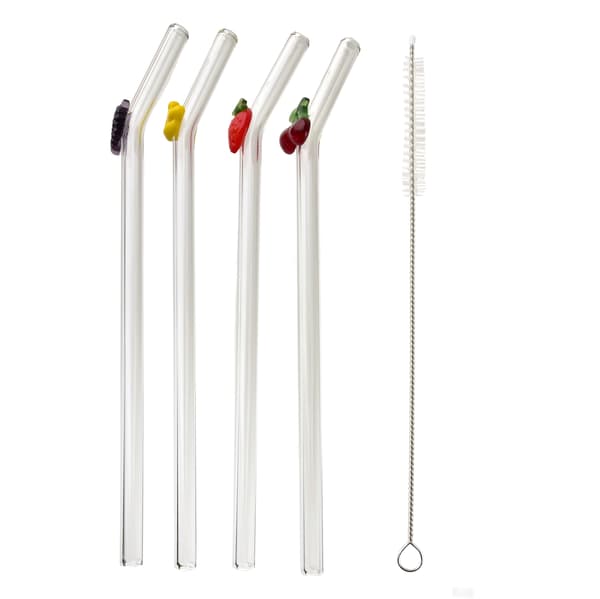 Lasipillit PETER Fruit 21cm monivärinen 4kpl