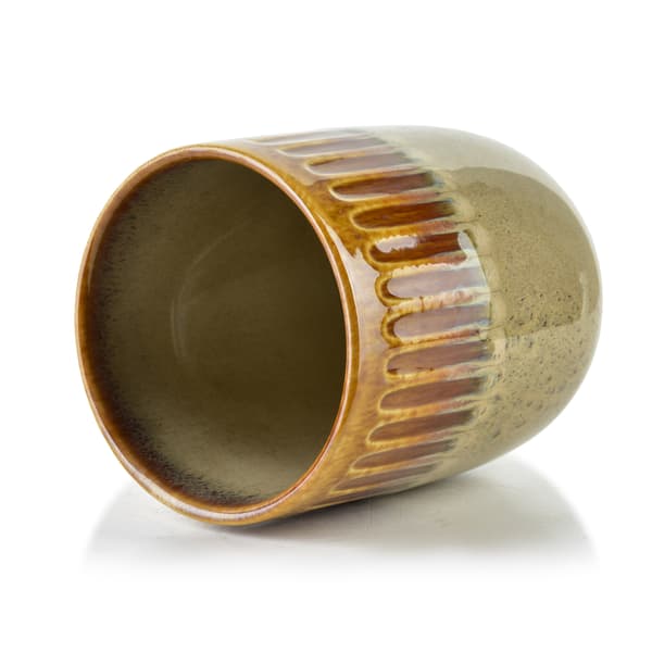 Keramikkrus Basic Nature 8x6x10 cm natur 1pc
