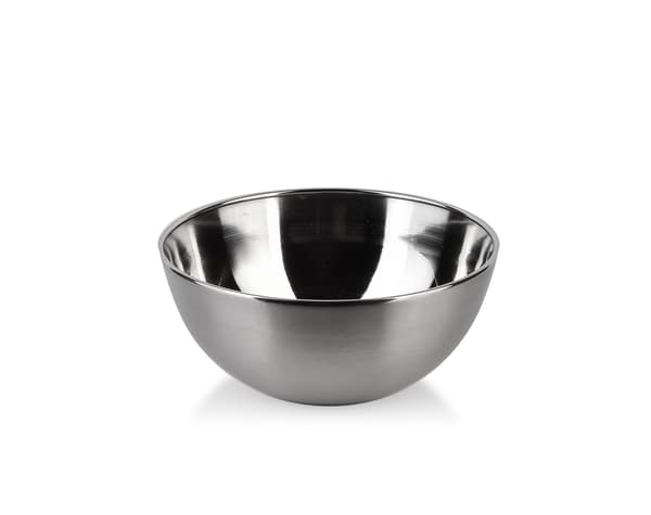 Skål i rostfritt stål Basic Kitchen Miska 13x13cm silver 1pc