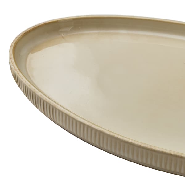 Keramisk Serveringsfat Basic Nature 31x18 Natur 1pc