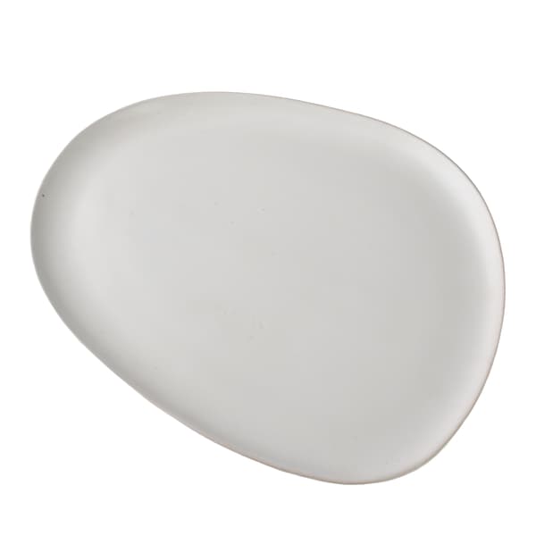 Porcelænsfad BASIC NATURE 32x26x2,5 cm hvid 1 stk