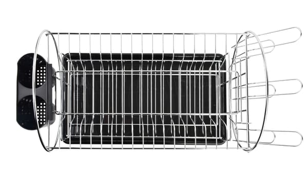 Metall Diskställ Basic Kitchen Ociekacz 51x23,5x36,5 cm Krom Svart 1pc