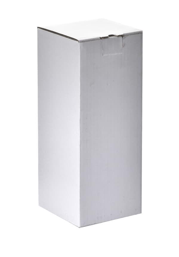 Glas sæbedispenser BATHLAB KYLE 7,8x7,8x19 cm Hvid 1 stk.