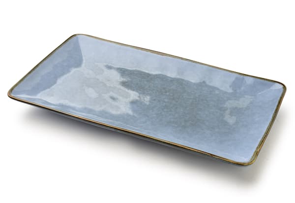 Keramisk Serveringsfad Basic Nature 40x3x22 cm Natur 1 Stk