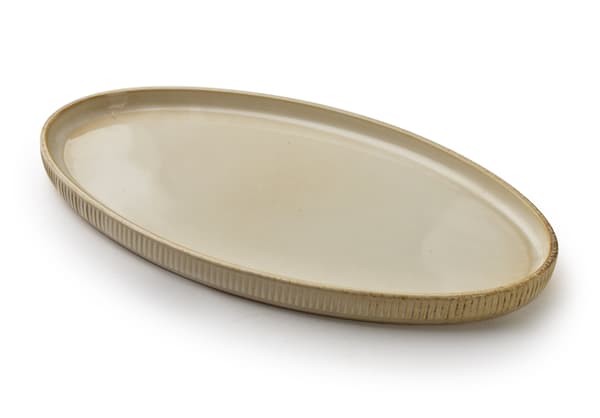 Keramisk Serveringsfat Basic Nature 31x18 Natur 1pc
