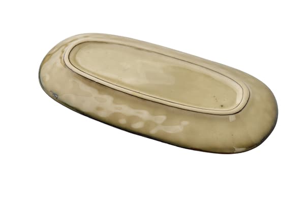Keramikfat Basic Nature Oval 26x13 Natur 1 st