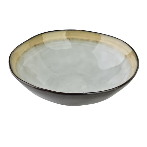 Djup keramiktallrik Basic Nature 20x20x6 cm beige 1pc