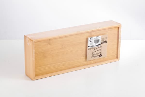 Bambu foliedispenser Modern Kitchen Dyspenser 33.2x13x5.5 natur 1pc